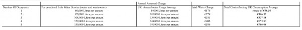 The real cost of irish water