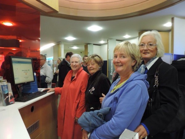Silver surfers at midleton bank of ireland